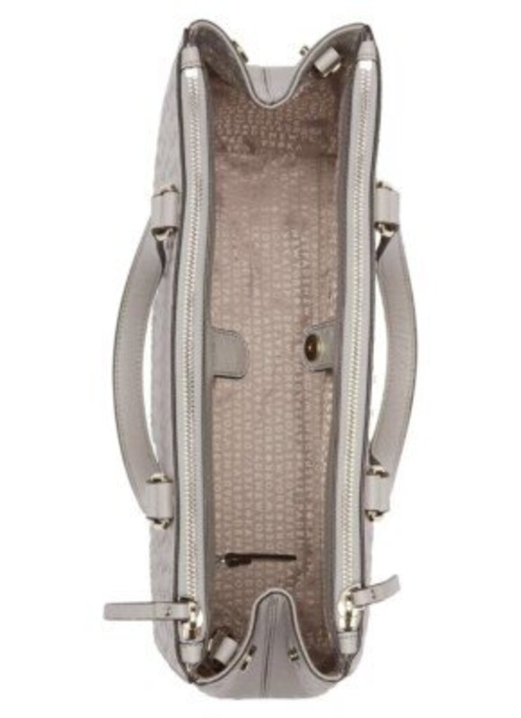 Kate Spade Grey Loden Bristol Ostrich Leather
