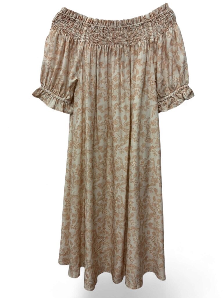 Sancia Off-the-Shoulder Buttoned Mini Dress - Size Small