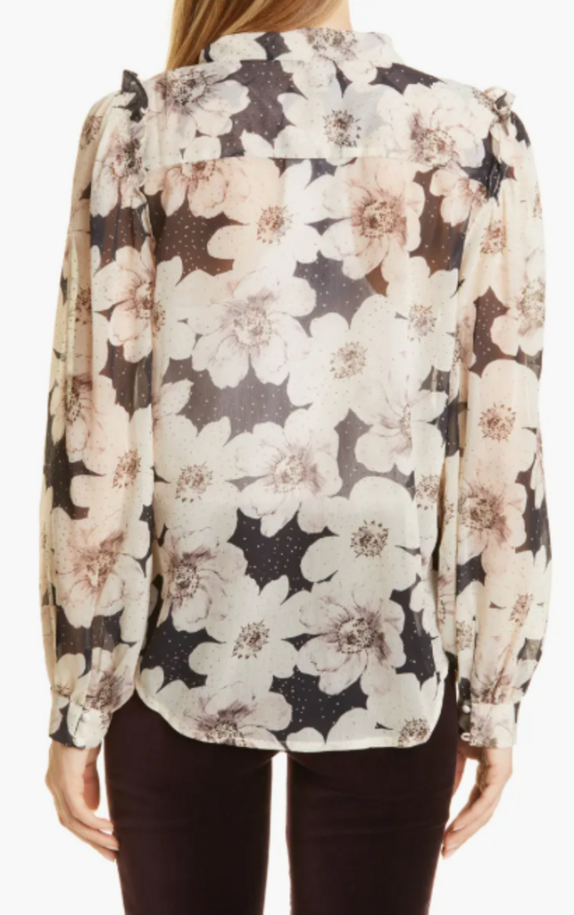 Paige Giada Floral Blouse - Size Small