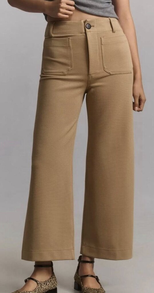 Maeve NWT The Colette Cropped Wide Leg Pants - Size 27