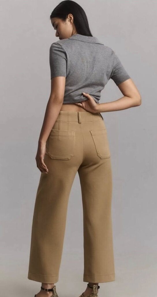 Maeve NWT The Colette Cropped Wide Leg Pants - Size 27