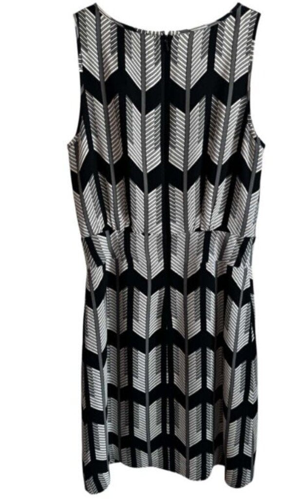 Tory Burch Tuxedo Ruffle Silk Dress - Size 8