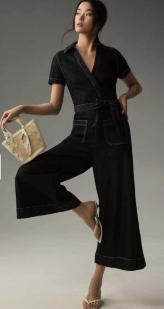 Maeve Anthropologie The Colette Wrap Jumpsuit NWT - Size 2