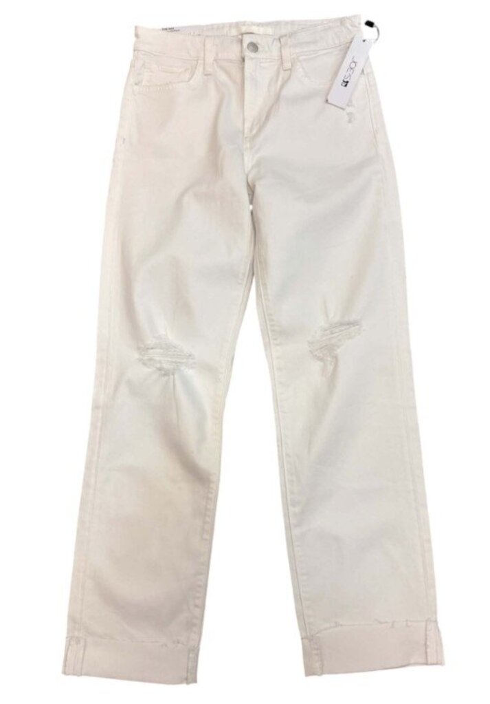 Joe's Jeans The Niki Mid Rise Boyfriend White Jeans NWT - Size 26