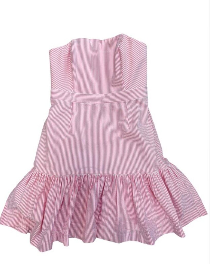 Vineyard Vines Kentucky Derby Seersucker Strapless Dress