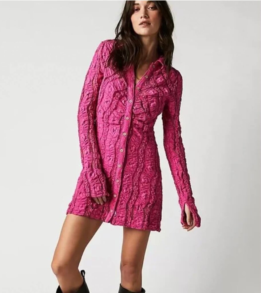 shayla mini dress free people Free People NWT Shayla Lace Mini Dress in Pink (Retails for $158)