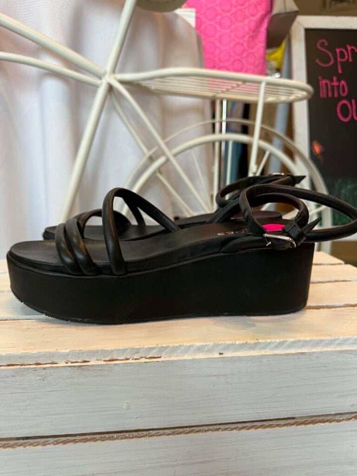 J/Slides Platform Sandals - Size 8.5