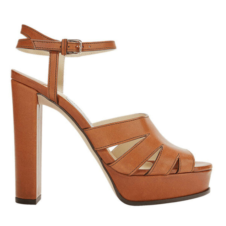 Jimmy Choo Hermione Platform Heels - Size 38.5