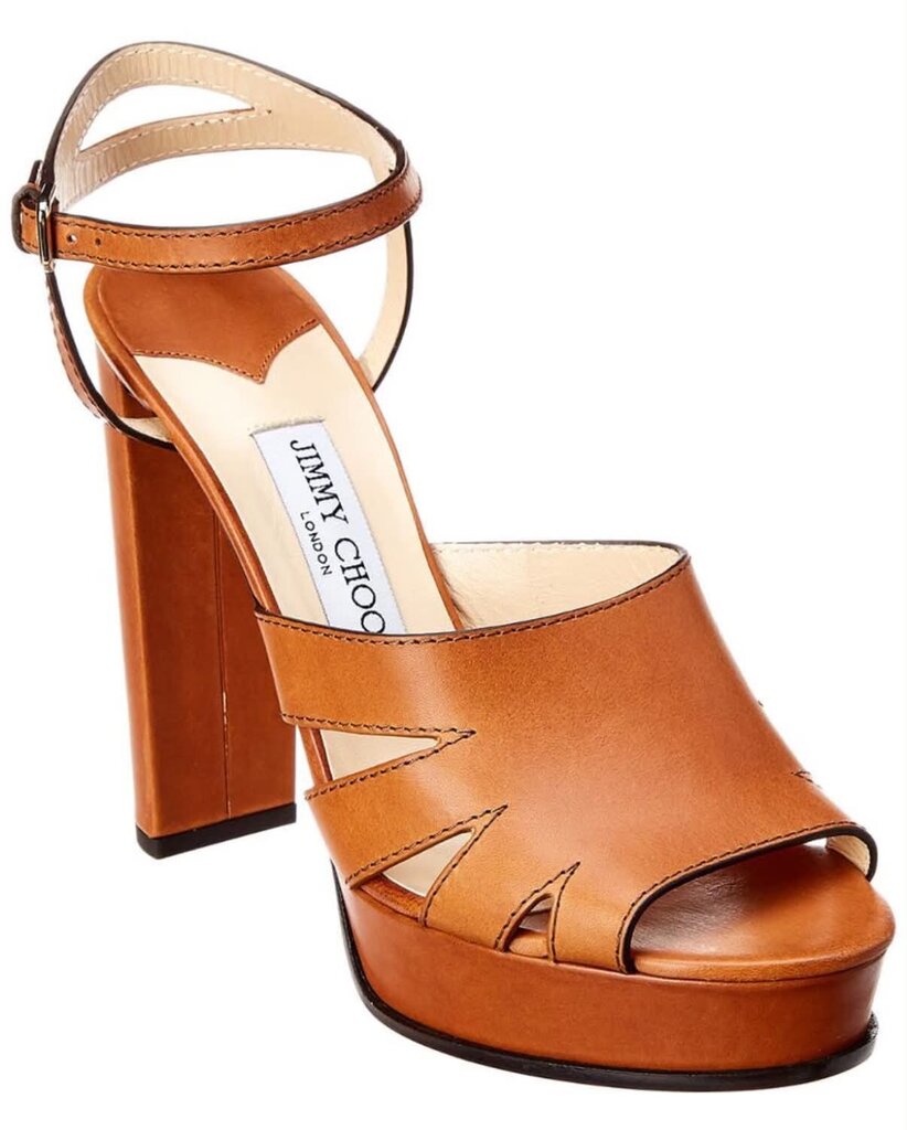 Jimmy Choo Hermione Platform Heels - Size 38.5