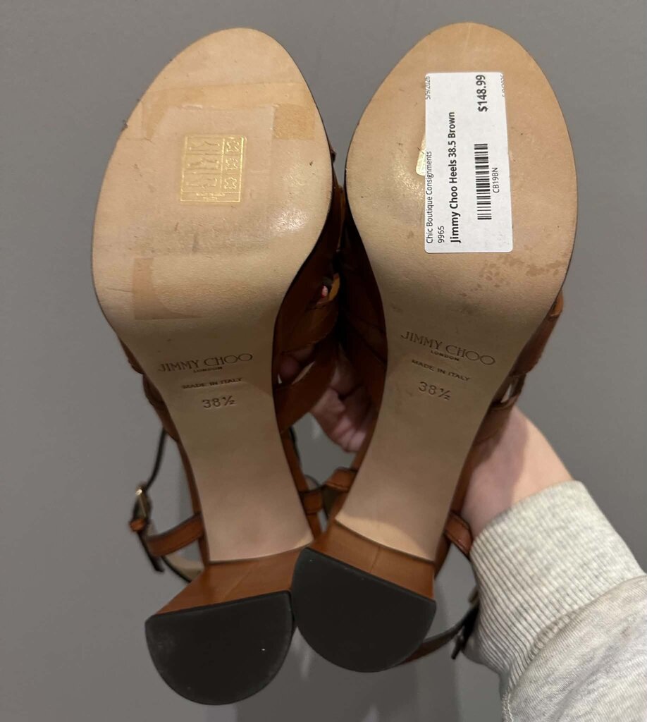 Jimmy Choo Hermione Platform Heels - Size 38.5