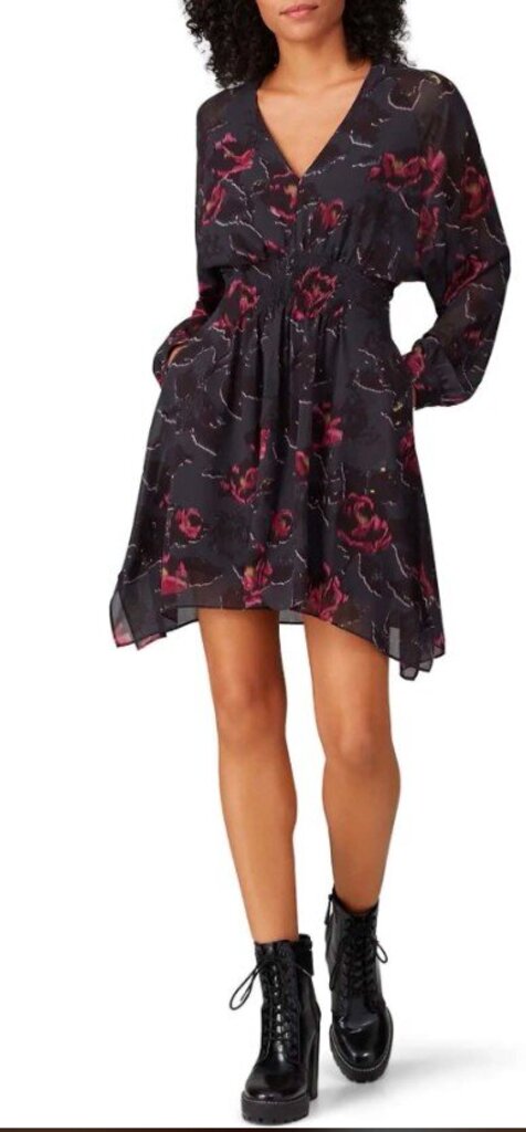 AllSaints Nichola Rosalyn Floral Dress - Size XS