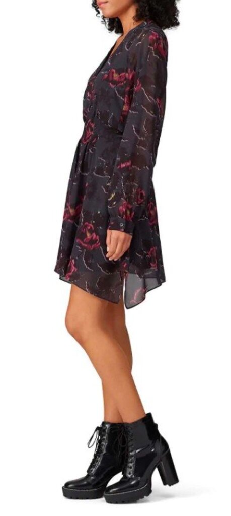 AllSaints Nichola Rosalyn Floral Dress - Size XS