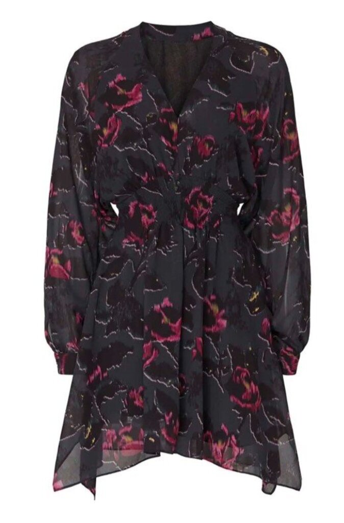 AllSaints Nichola Rosalyn Floral Dress - Size XS