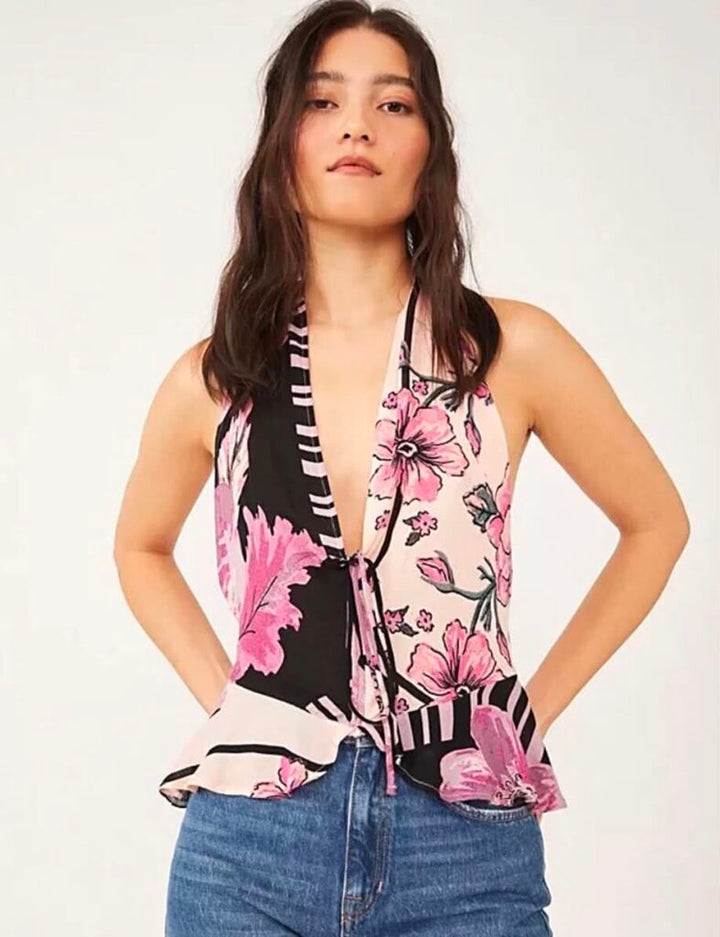 Free People Hot Tropics NWT Tank Top - Size XS (Retails $78)