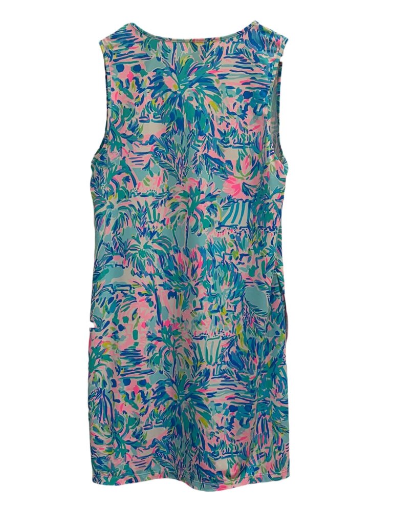 Lilly Pulitzer Johana Cover-Up Shift Dress in Blue Ibiza - Size Medium