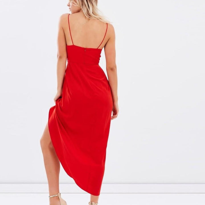 Shona Joy Cocktail Draped Dress - Size 4