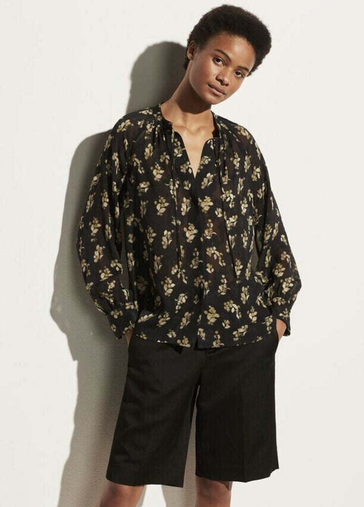 Vince Dandelion Poet Popover Blouse - Size XXS