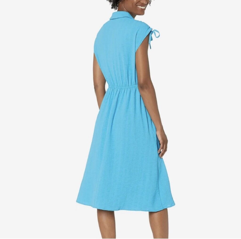 Maggy London Tie Shoulder Midi Dress - Size 4