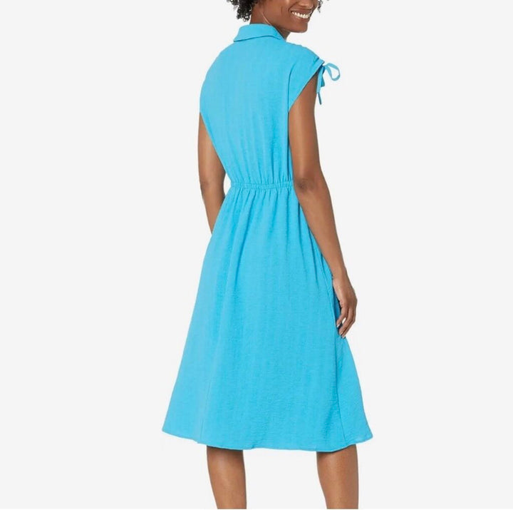 Maggy London Tie Shoulder Midi Dress - Size 4