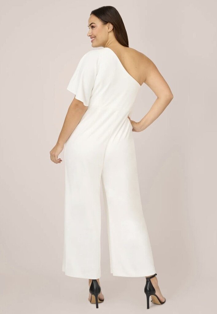 Adrianna Papell Flutter NWT Jumpsuit in Ivory- Size 12 (Retails $199)