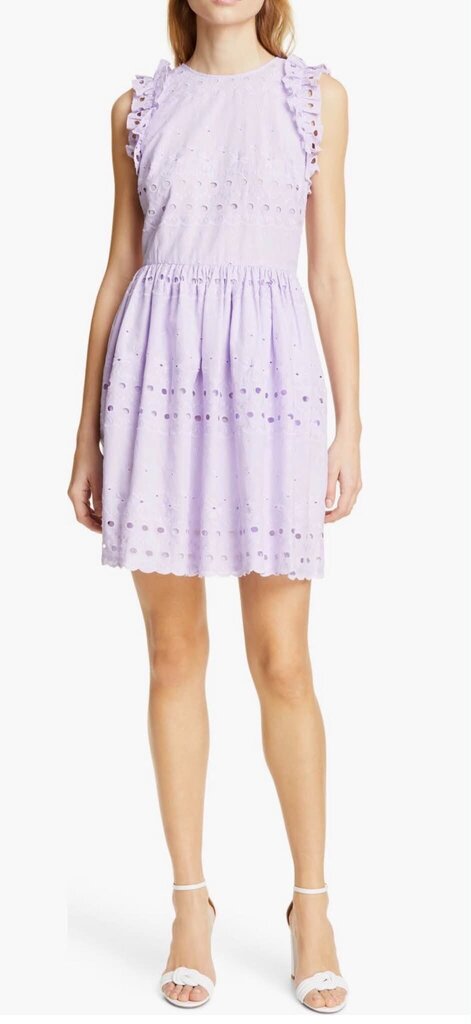 Kate Spade Eyelet Fit & Flare Dress