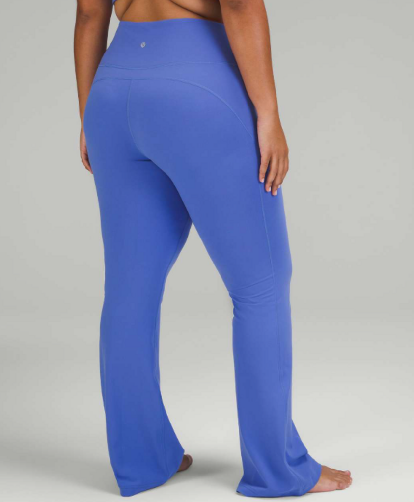 Lululemon Groove Super-High-Rise Flared Pant Nulu in Wild Indigo - Size 4