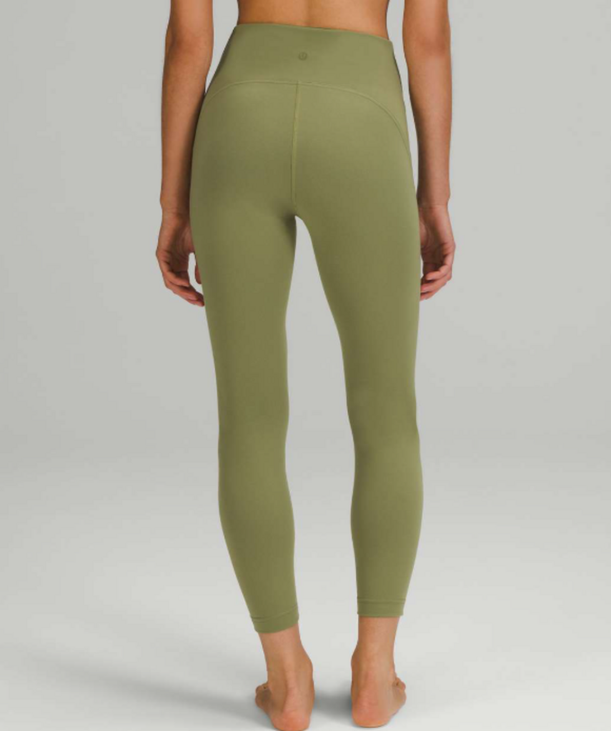 Lululemon In Still High-Rise Tight 25" in Bronze Green - Size 4