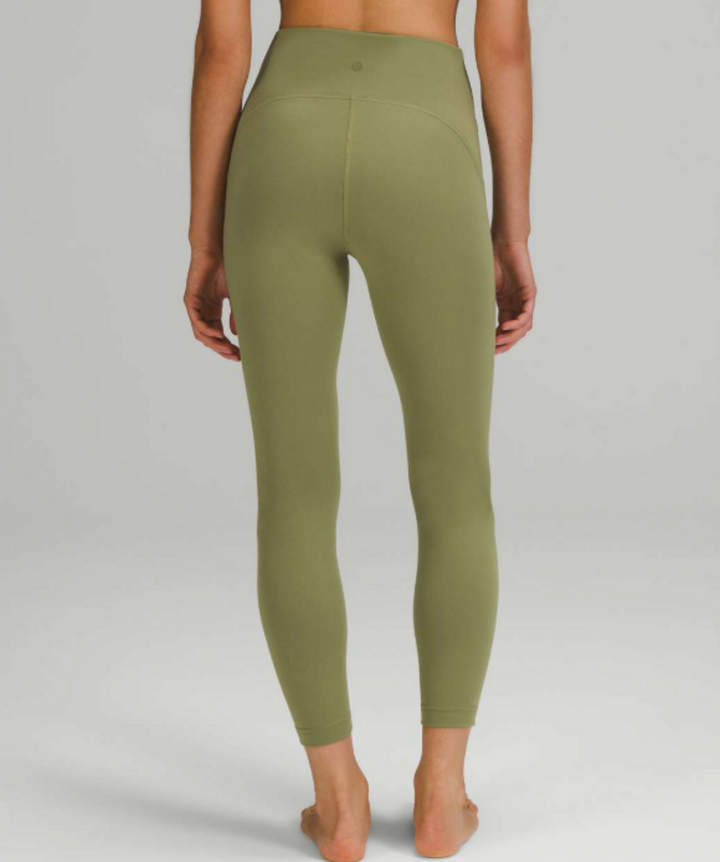 Lululemon In Still High-Rise Tight 25" in Bronze Green - Size 4