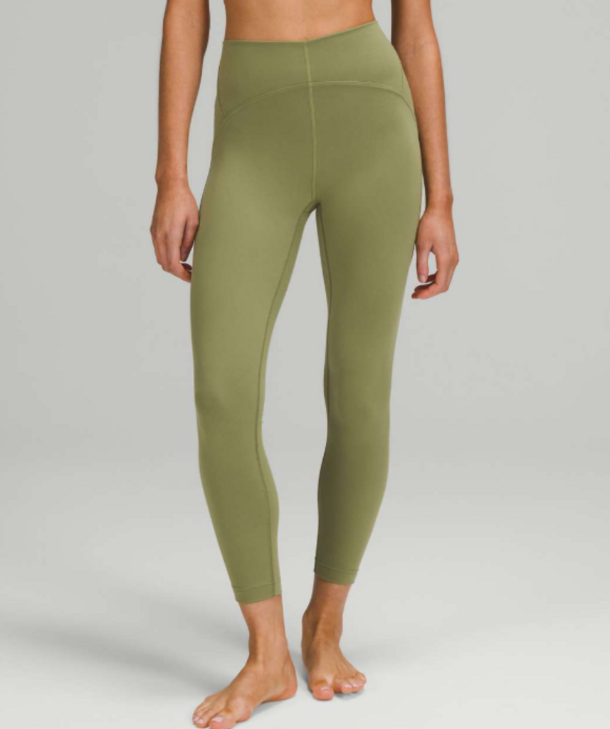 Lululemon In Still High-Rise Tight 25" in Bronze Green - Size 4