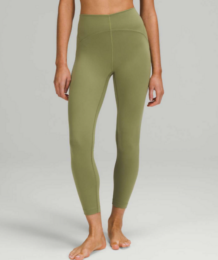 Lululemon In Still High-Rise Tight 25" in Bronze Green - Size 4