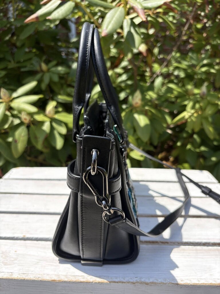 Coach Swagger Crossbody in Butterfly Applique Glovetanned Leather