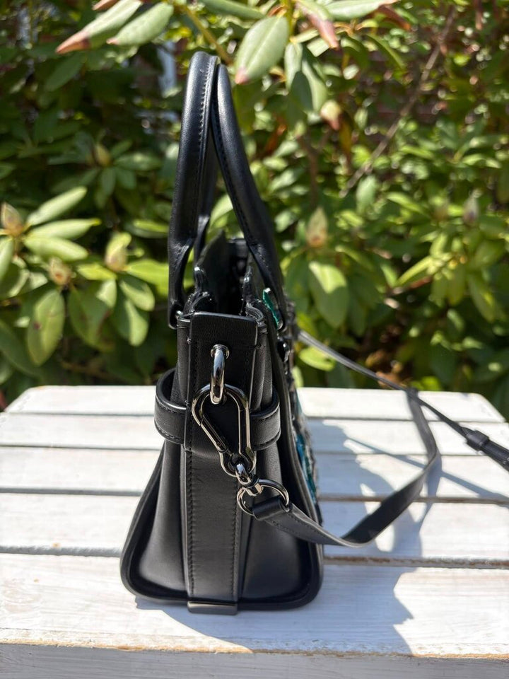 Coach Swagger Crossbody in Butterfly Applique Glovetanned Leather
