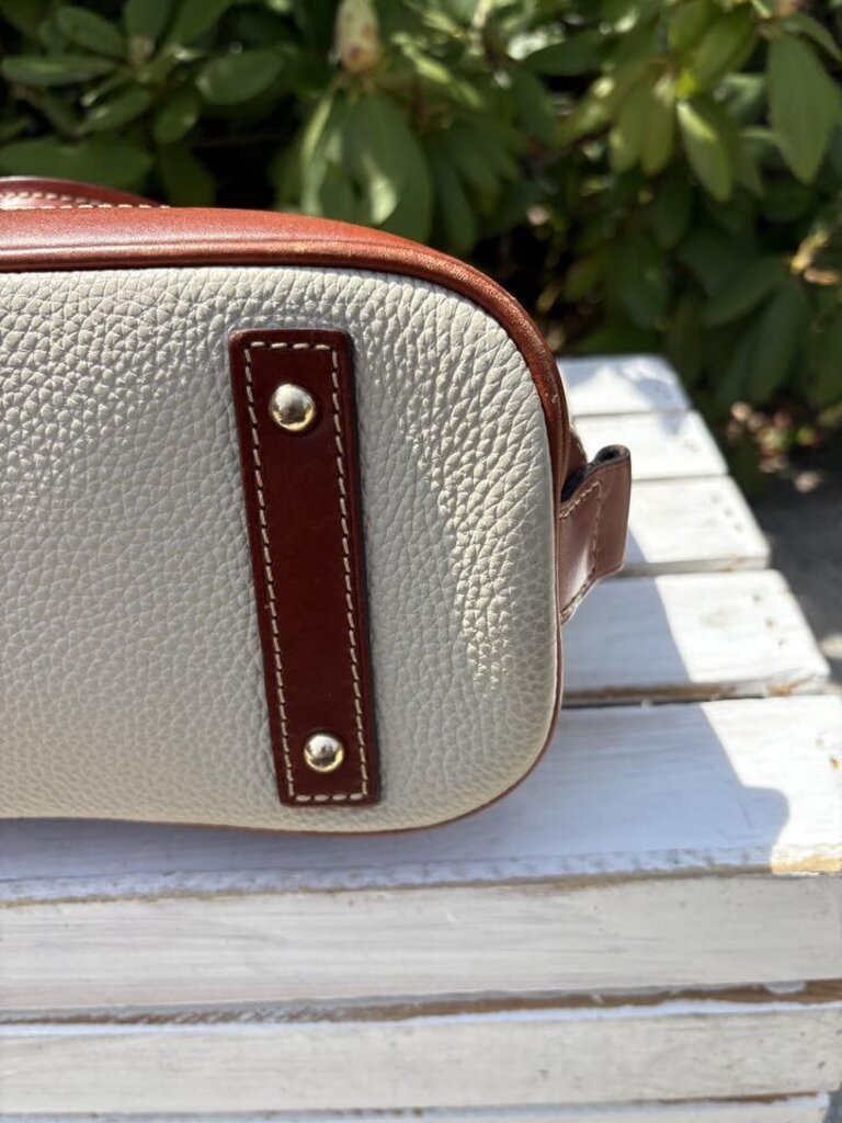 Dooney & Bourke Pebble Leather Domed Zip Zip Satchel