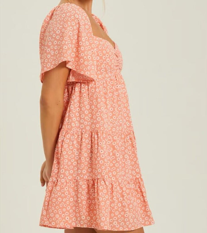 Altar'd State Teagen Tiered Mini Dress - Size XL