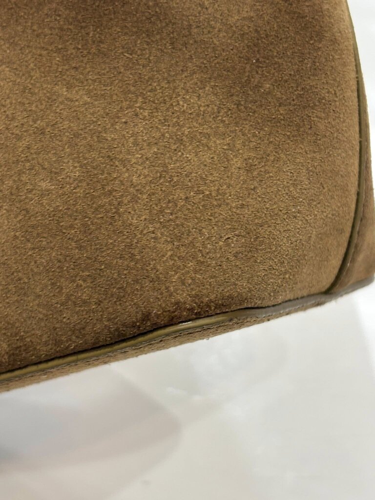 Aesther Ekme Demi Lune Shoulder Bag in Suede Havana (Retails for $634)