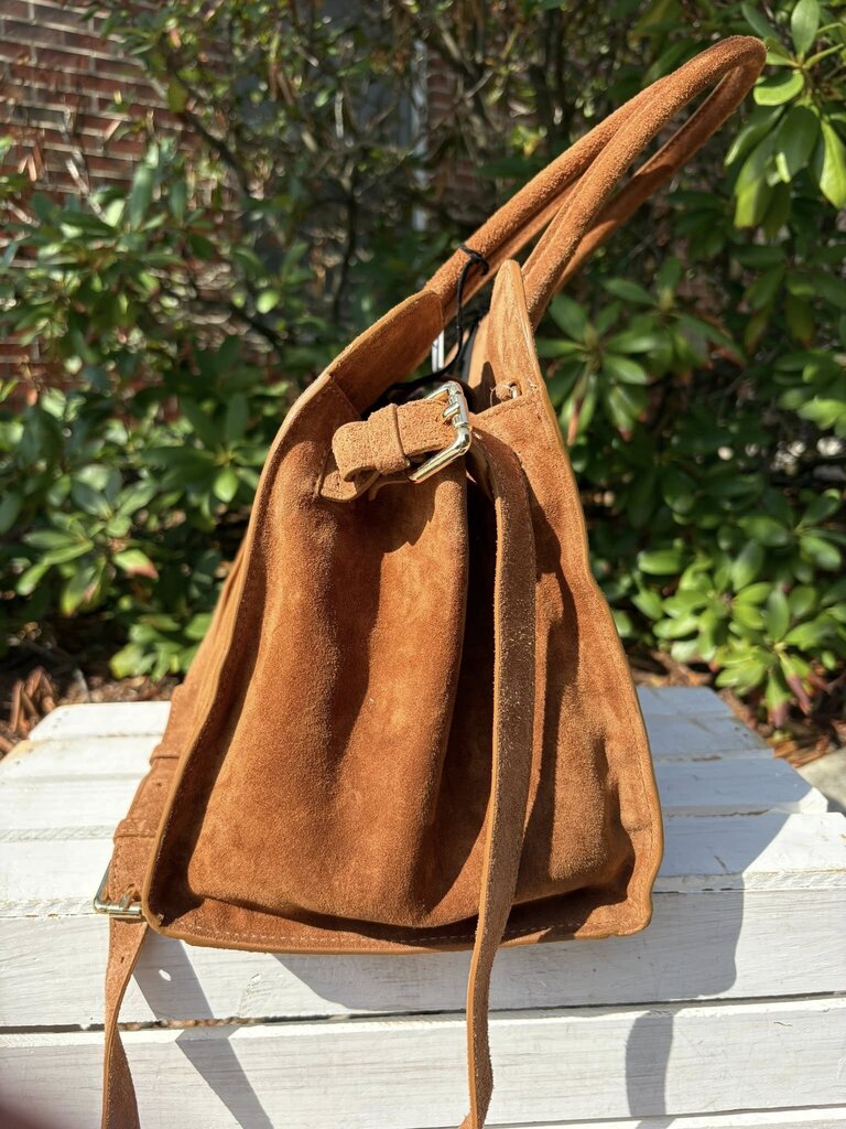 Claudia Firenze NWT Suede Satchel