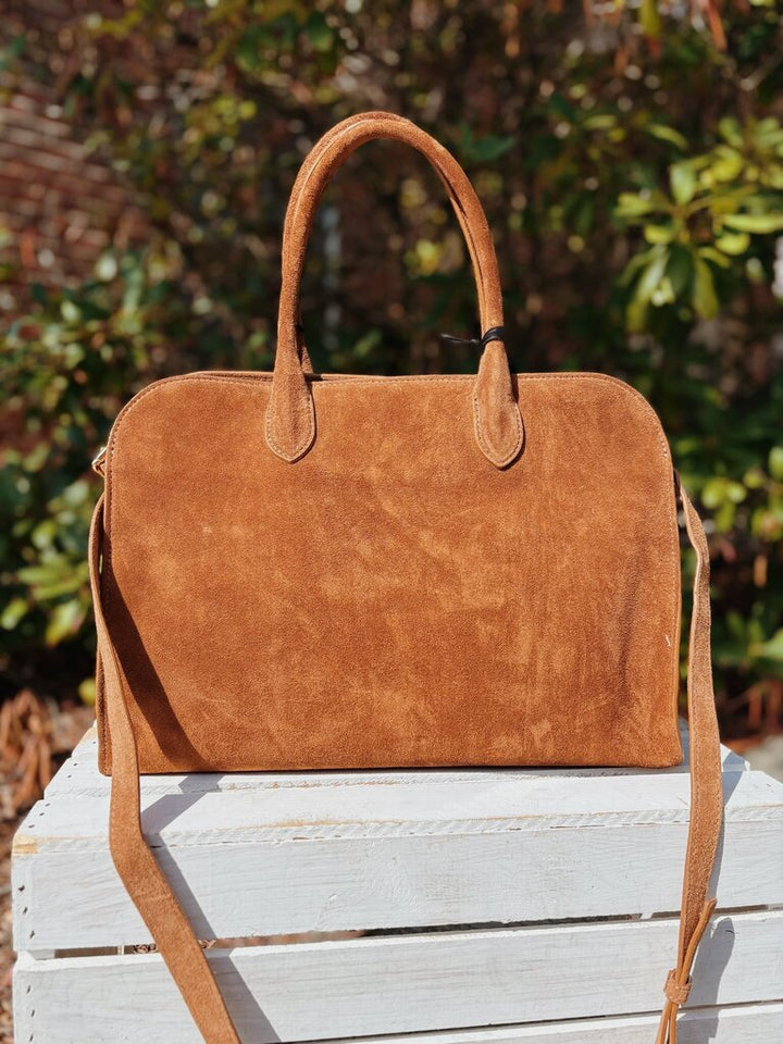 Claudia Firenze NWT Suede Satchel