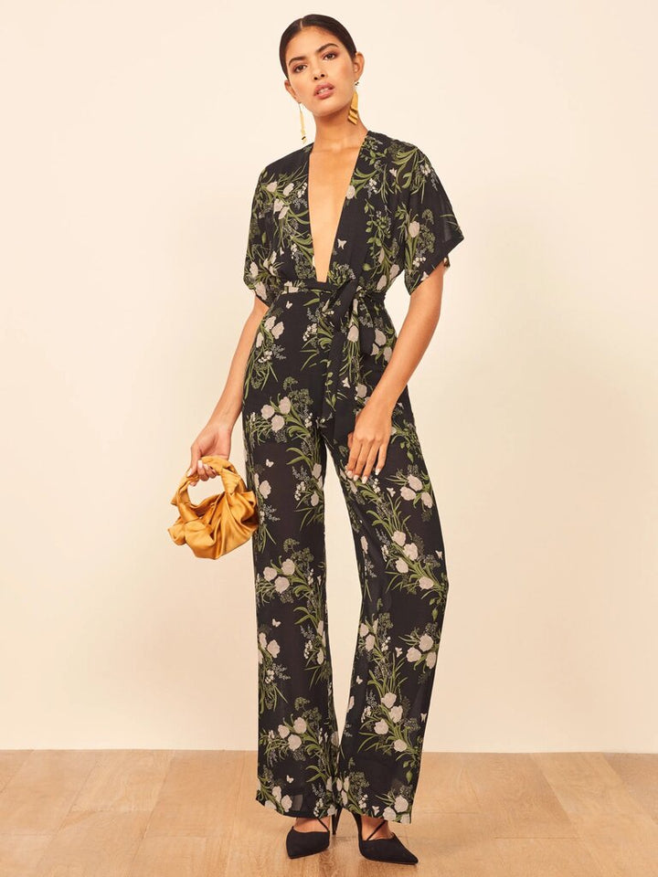 Reformation NWT Lemongrass Jumpsuit - Size 0P (Retails for $278)