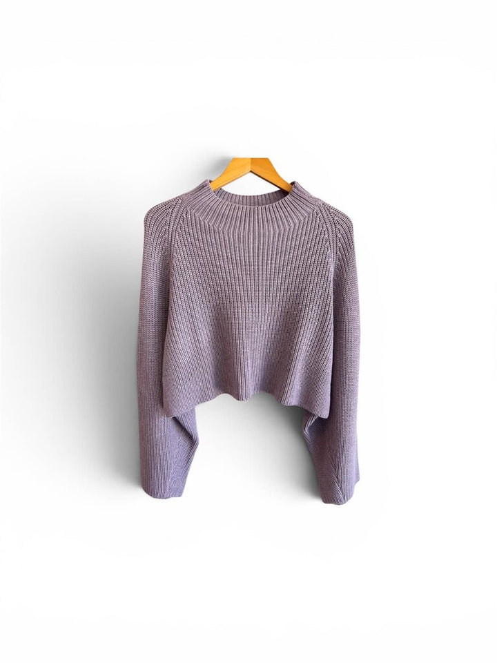 ASTR Purple Mock Sweater - Size Medium