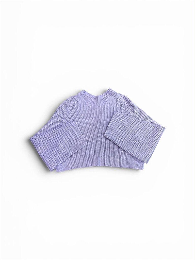 ASTR Purple Mock Sweater - Size Medium