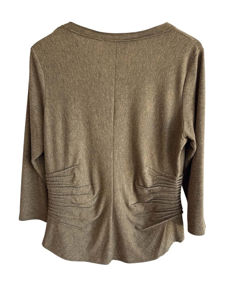 Etcetera Tie Front Top - Size Large