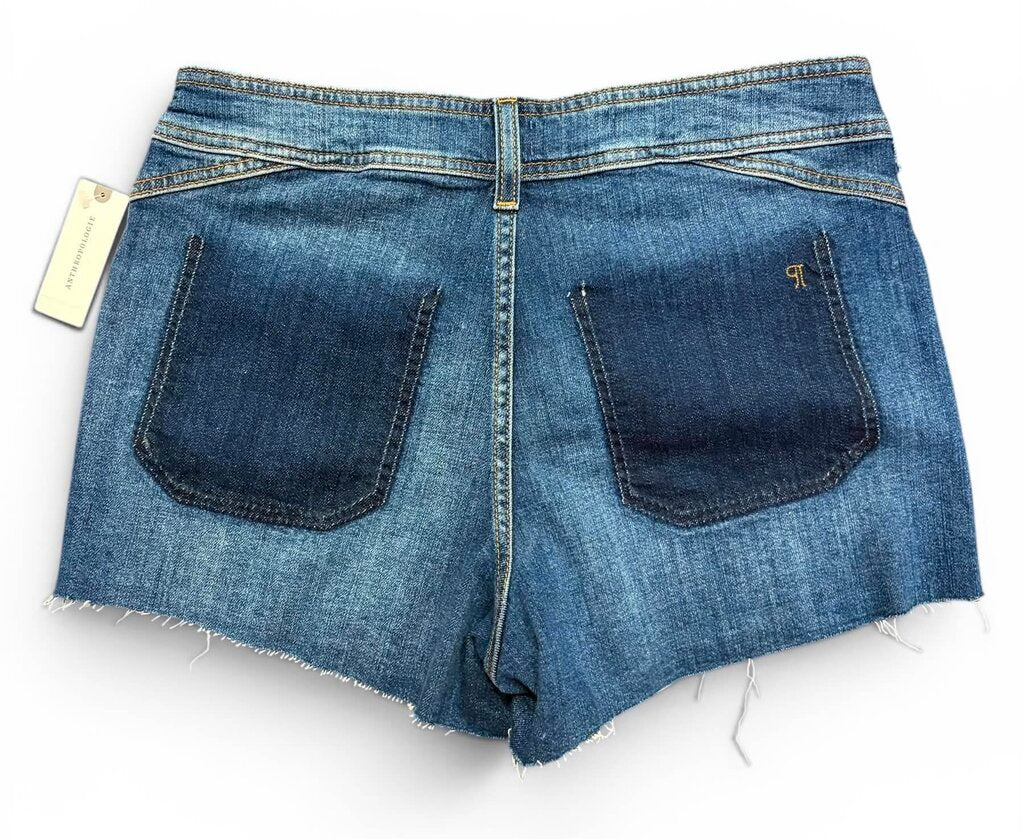 Pilcro NWT Mid-Rise Micro Denim Shorts in Huntington Wash - Size 28(Retails $78)