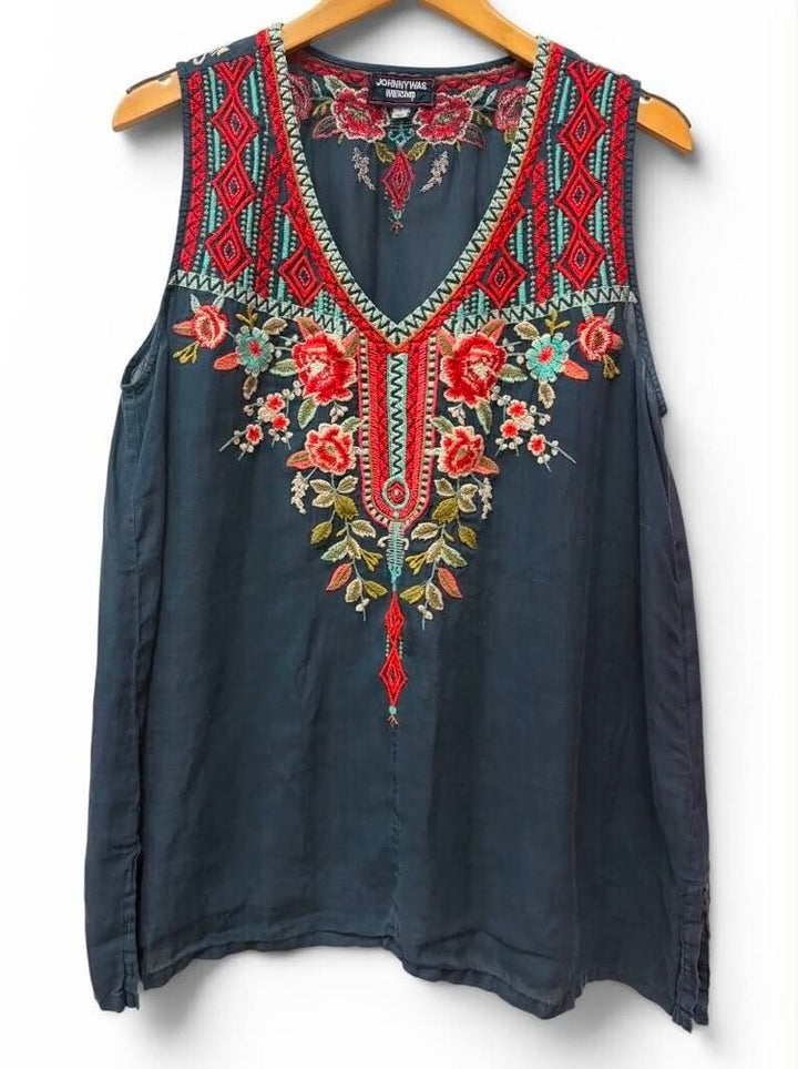 Johnny Was Cyrielle Tank Top - Size Large