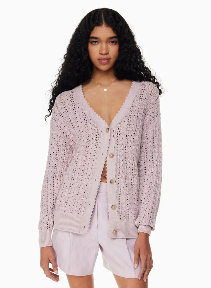 Wilfred Reverence Cardigan in Cloudy Lilac - Size Medium(Retails $138)