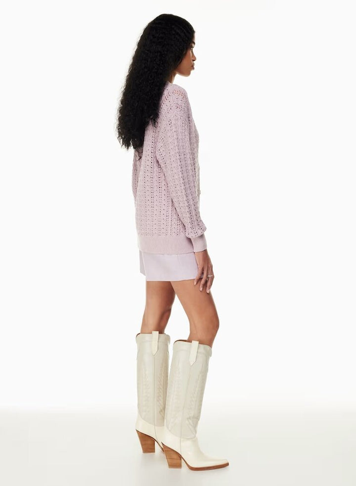 Wilfred Reverence Cardigan in Cloudy Lilac - Size Medium(Retails $138)