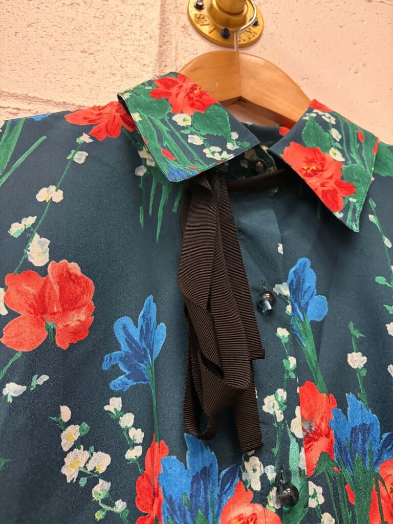 Tuckernuck Jade Blooms Farris Button-Up Top - Size Small