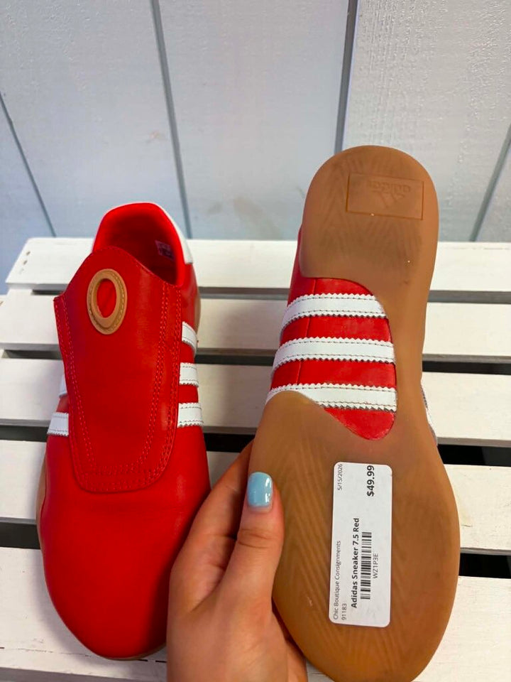 Adidas Taekwondo Mei Shoes in Red/Cloud White/Gum - Size 7.5(Retails $110)