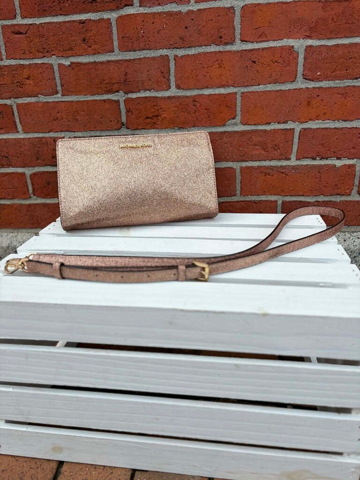 Michael Kors Rose Gold Crossbody Handbag