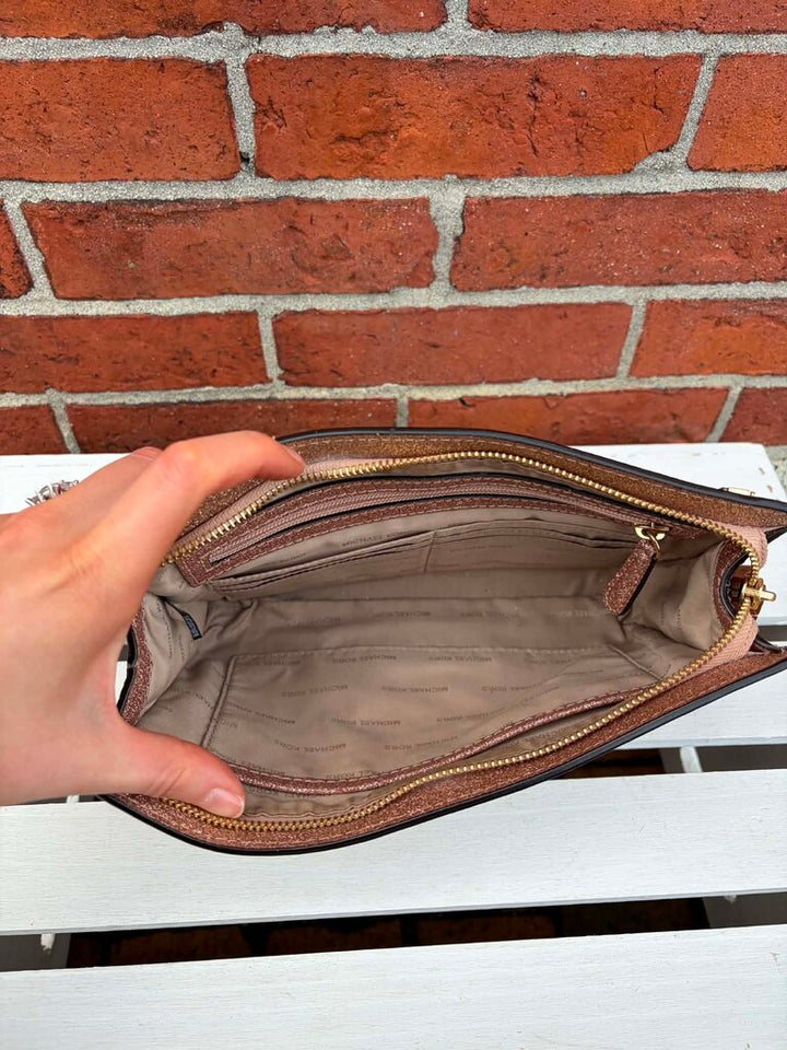 Michael Kors Rose Gold Crossbody Handbag