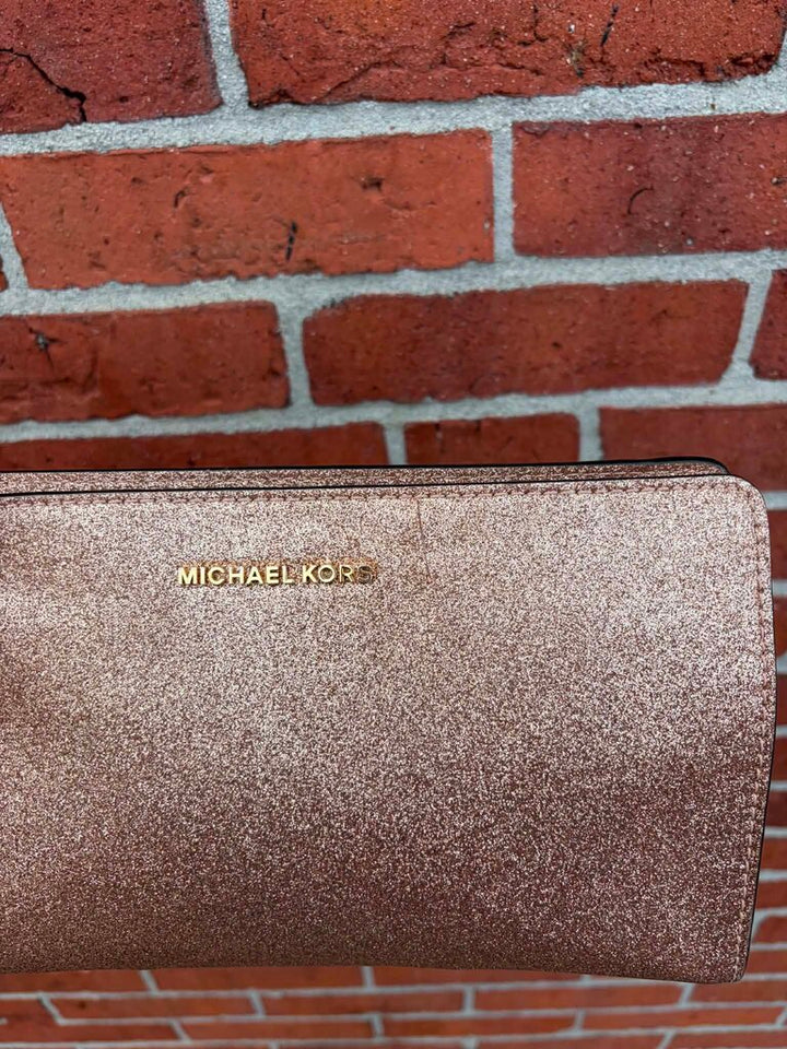 Michael Kors Rose Gold Crossbody Handbag